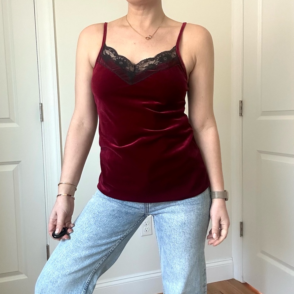 Velvet & Lace Camisole